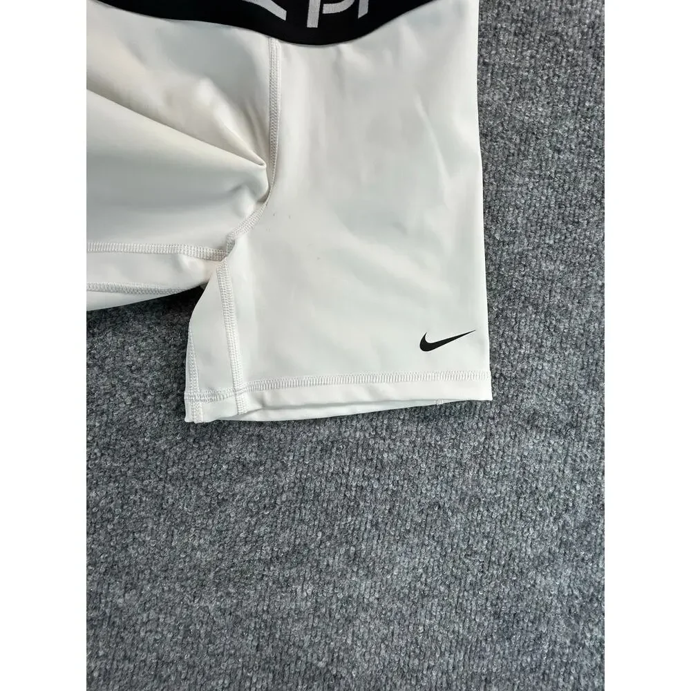 Nike Pro Dri-FIT Compression Shorts 3-Pack Bundle White Black WM XS/S Athletic